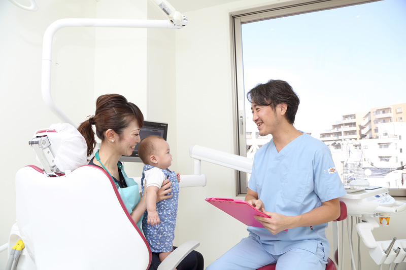 お子さまにも一人の人間として向き合います